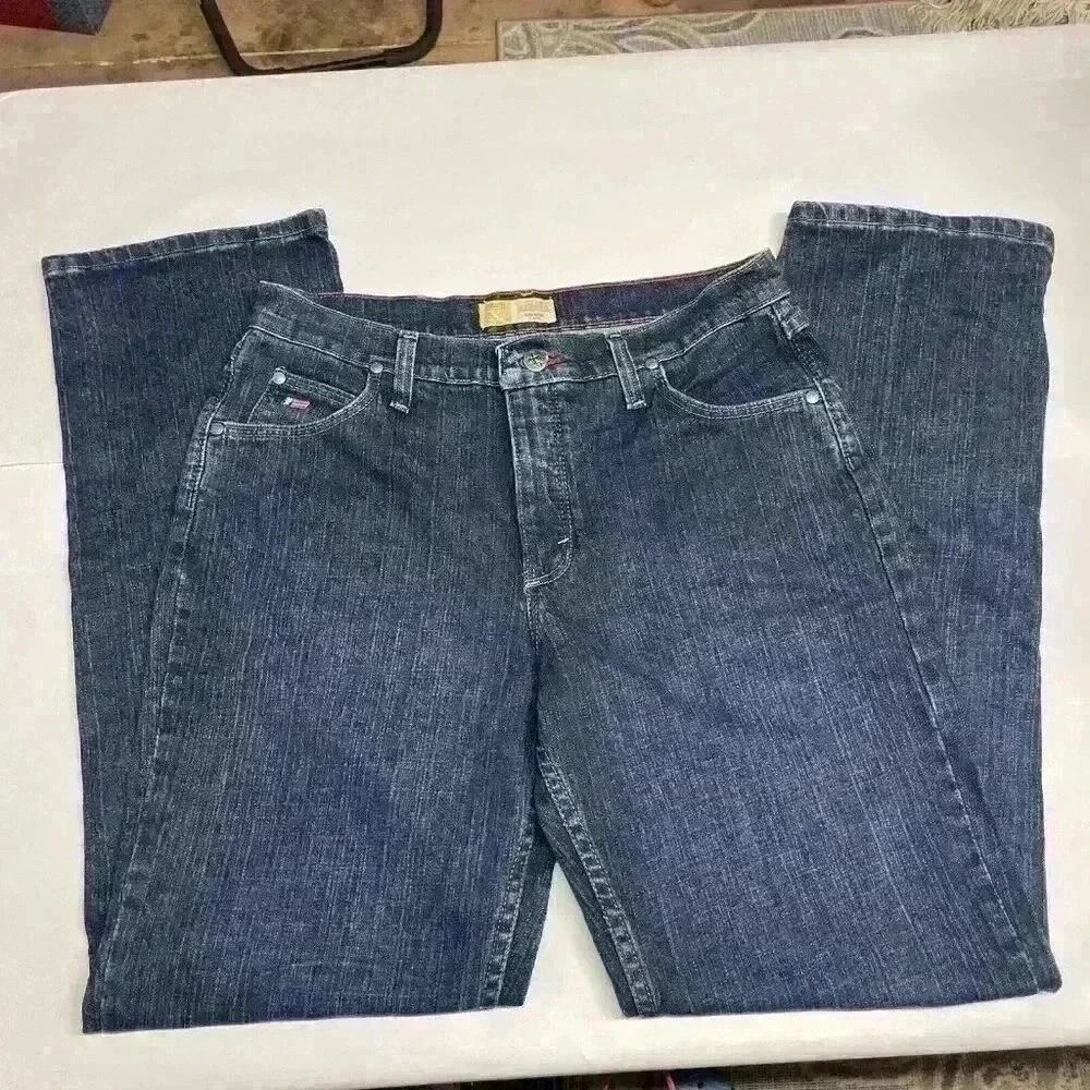 Twenty X Womens Size 11/12x32 Blue Tulsa Low Rise Slim Fit‎ Jeans EUC!